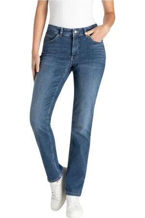 Mac Jeans, Dames, Blauw, M, Melanie Bukser