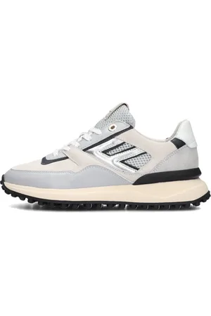 Floris van Bommel Schoenen, Dames, Grijs, 38 EU, Leer, Dames Sneakers Sfw-10128