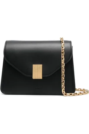 Lanvin Tassen, Dames, Zwart, ONE Size, Katoen, Concerto Crossbodytas