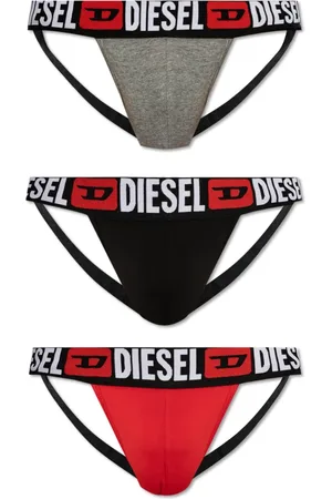 Diesel Ondergoed, Heren, Veelkleurig, L, Katoen, Drie-pack Jockstraps