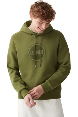 Colmar Sweatshirts & Hoodies, Heren, Groen, S, Katoen, Hooded Sweatshirt