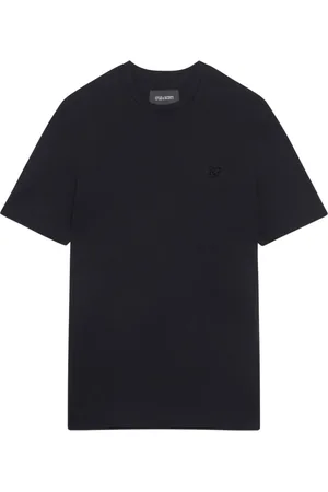 Lyle & Scott Tops, Heren, Zwart, M, Katoen, Tonal Eagle T-Shirt