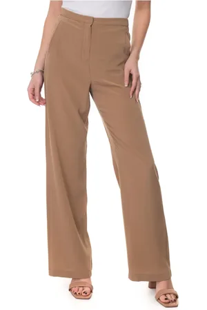 Max Mara Broeken, Dames, , L, Zachte Zijden Broek