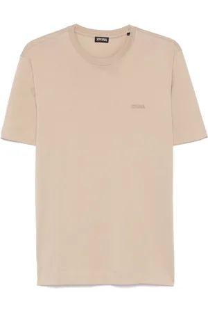Ermenegildo Zegna Tops, Heren, , M, Katoen, Katoenen T-shirt