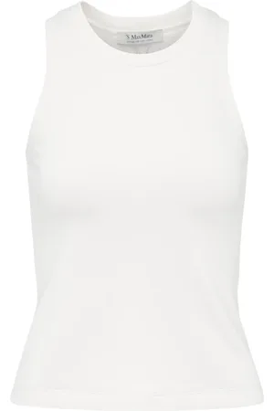 Max Mara Tops, Dames, , S, Katoen, Carolina Body Top