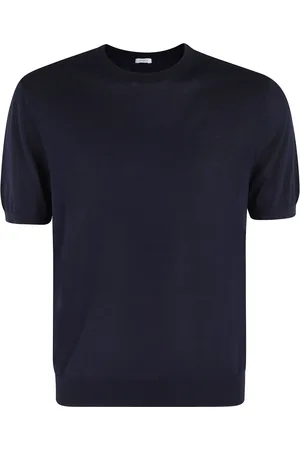 Malo Truien, Heren, Blauw, 3Xl, Katoen, Blauw Katoenen T-shirt Korte Mouw Ronde Hals