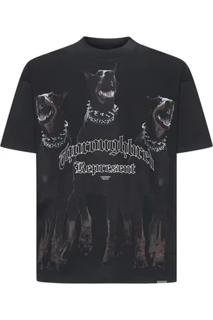 Represent Tops, Heren, Zwart, S, Katoen, Stijlvolle T-shirts en Polos