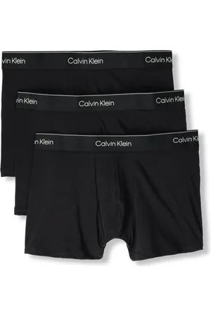 Calvin Klein Ondergoed, Heren, Zwart, S, Katoen, Trunk Boxers 3pk