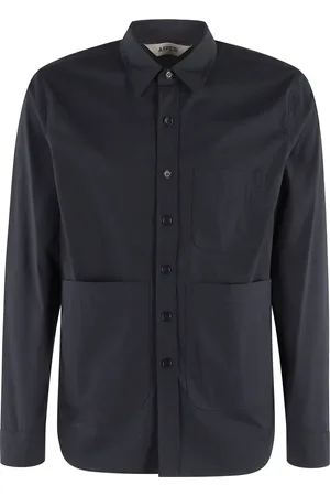 Aspesi Overhemden, Heren, Blauw, S, Casual Overhemd