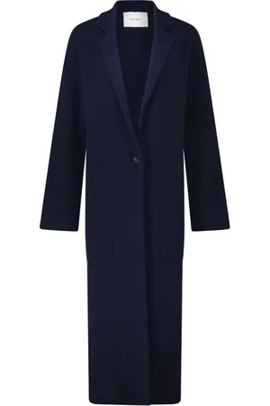 Lisa Yang Mantels, Dames, Blauw, M, Kasjmier, Cashmere Amie Jas