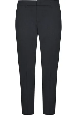 Dondup Broeken, Heren, Grijs, W26, Wol, Slim-fit broek