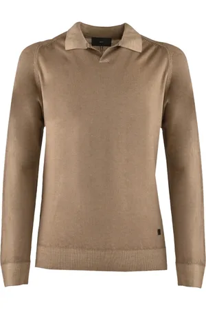 Liu Jo Truien, Heren, , 2Xl, Wol, Polo Shirt met V-hals