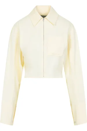 Jacquemus Jassen, Dames, Geel, S, Katoen, Stijlvol Geel & Oranje Damesoverhemd