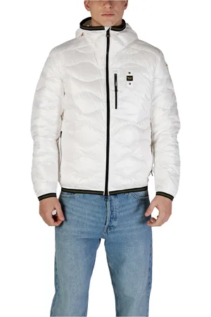 Blauer Jassen, Heren, Wit, XL, Gewatteerde jas met capuchon