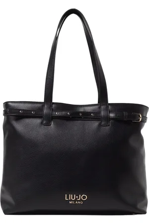 Liu Jo Tassen, Dames, Zwart, ONE Size, Leer, M Tote Bag
