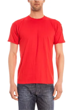 D.A. Daniele Alessandrini Tops, Heren, Rood, L, Katoen, Sweatshirts