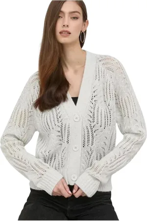 Silvian Heach Truien, Dames, Wit, S, Gebreid Vest