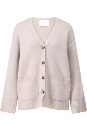 Lisa Yang Truien, Dames, , M, Kasjmier, Cashmere Oversized Cardigan met V-Hals