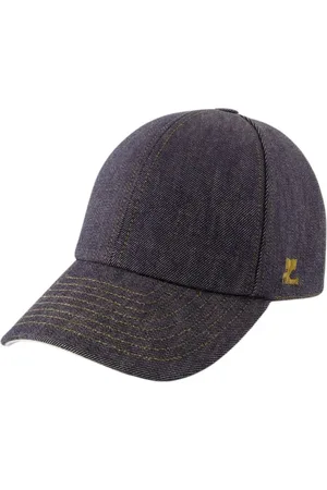 Courrèges Accessoires, Heren, Grijs, ONE Size, Denim, Grijze Denim Cap