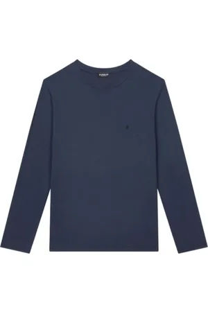 Dondup Tops, Heren, Blauw, XL, T-shirt