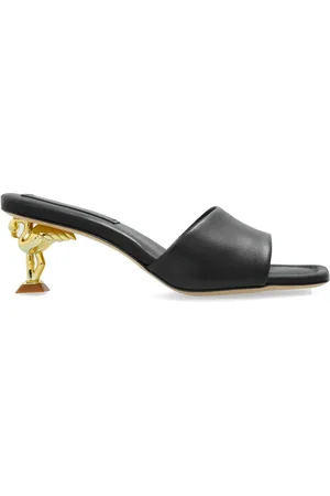 SOPHIA WEBSTER Schoenen, Dames, Zwart, 40 EU, Leer, Muiltjes met hak Flo