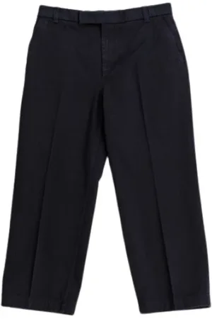 Thom Browne Broeken, Heren, Zwart, L, Katoen, Utility Chino Broek