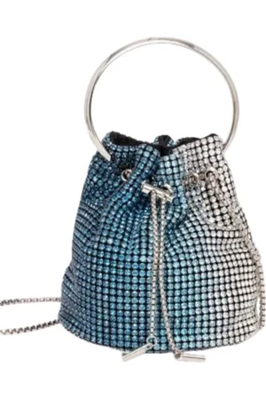 Silvian Heach Tassen, Dames, Blauw, ONE Size, Leer, Dames Bucket Bag