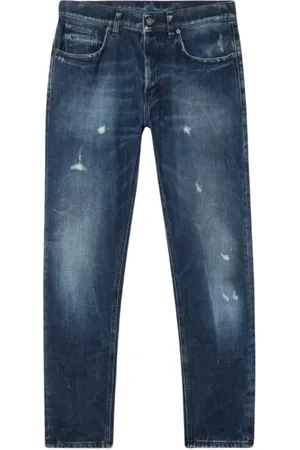 Dondup Jeans, Heren, Blauw, W25, Katoen, Slim-Fit Dian Jeans