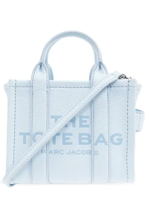 Marc Jacobs Tassen, Dames, Blauw, ONE Size, Leer, The Tote Small