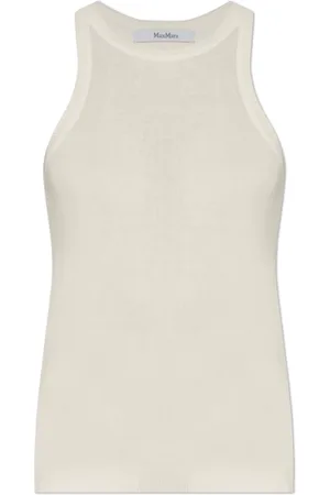 Max Mara Tops, Dames, , XS, Katoen, Sleeveless Top `Arnes`