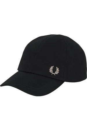 Fred Perry Accessoires, Dames, Zwart, ONE Size, Katoen, Klassieke Piqué Katoenen Pet