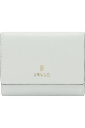 Furla Accessoires, Dames, Groen, ONE Size, Leer, Camelia Compact Portemonnee