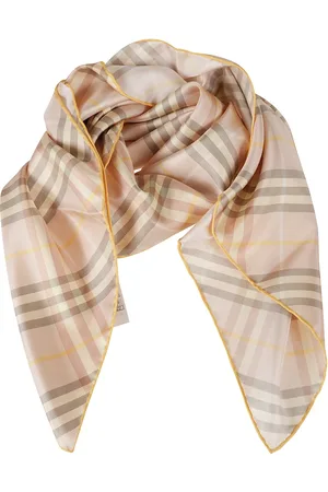 Burberry Accessoires, Dames, , ONE Size, Zijden Vierkante Sjaal