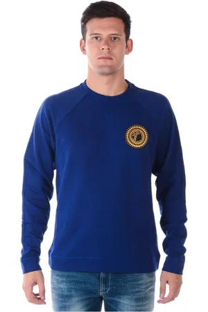 VERSACE Sweatshirts & Hoodies, Heren, Blauw, 2Xl, Hoodie Sweatshirt