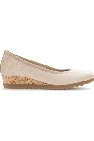 Gabor Schoenen, Dames, , 36 EU, Suède, Suède Leren Ballerina`s
