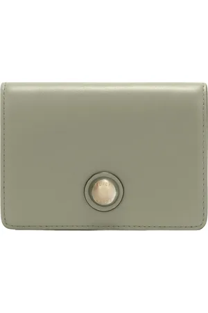 Furla Accessoires, Dames, Groen, ONE Size, Leer, Sfera Compact Portemonnee