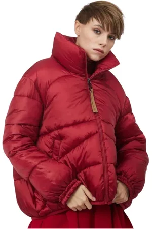 Silvian Heach Jassen, Dames, Rood, S, Polyester, Down Jacket