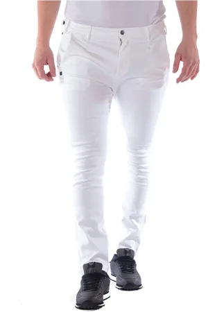 D.A. Daniele Alessandrini Jeans, Heren, Wit, W31, Katoen, Wit Pj 5511L0923831