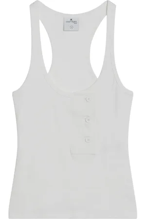 Courrèges Tops, Dames, Wit, M, Tanktop