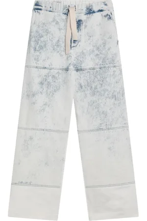 DRIES VAN NOTEN Jeans, Heren, Blauw, S, Denim, Regular Fit Denim Jeans