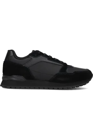 HUGO BOSS Schoenen, Heren, Zwart, 44 EU, Suède, Parkour-L_Runn Low Sneakers