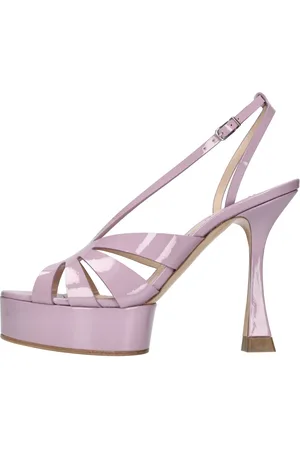 Casadei Schoenen, Dames, Paars, 36 EU, Leer, Sandalen Lila