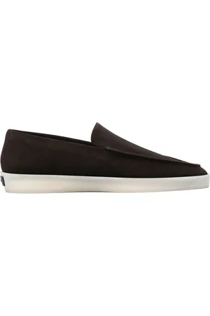 FEAR OF GOD Schoenen, Heren, Bruin, 41 EU, Chocoladebruine Leren Sneakers
