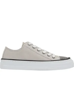 Brunello Cucinelli Schoenen, Dames, , 37 EU, Leer, Suede Vetersneakers