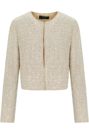 Twin-Set Jassen, Dames, , XS, Pailletten, Pailletten Cropped Jacket