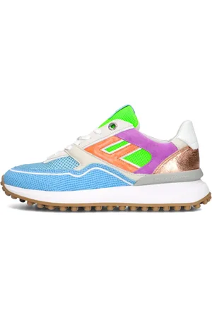 Floris van Bommel Schoenen, Dames, Veelkleurig, 38 EU, Leer, Kleurrijke Lage Sneakers