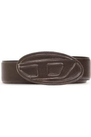 Diesel Accessoires, Heren, Bruin, 85 CM, Leer, Riem