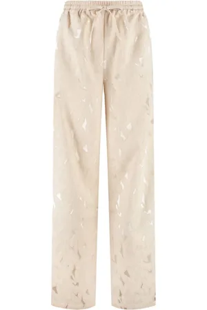 AMAYA Amsterdam Broeken, Dames, Wit, M, Mavis Broek