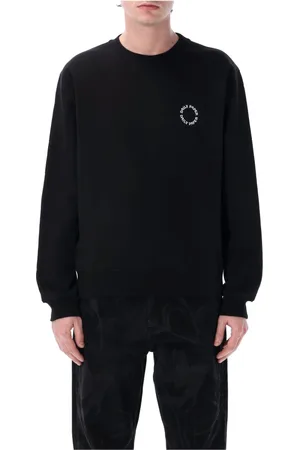 Daily paper Sweatshirts & Hoodies, Heren, Zwart, XL, Katoen, Cirkel Logo Fleece Crew Neck