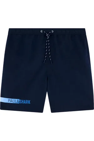 Paul & Shark Korte broeken, Heren, Blauw, XL, Polyester, Blauwe Volley Stijl Zwemshorts